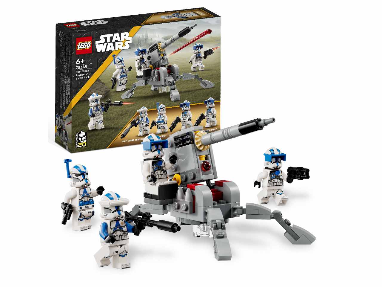 Lego star wars tm 4 clone troopers della 501esima legione