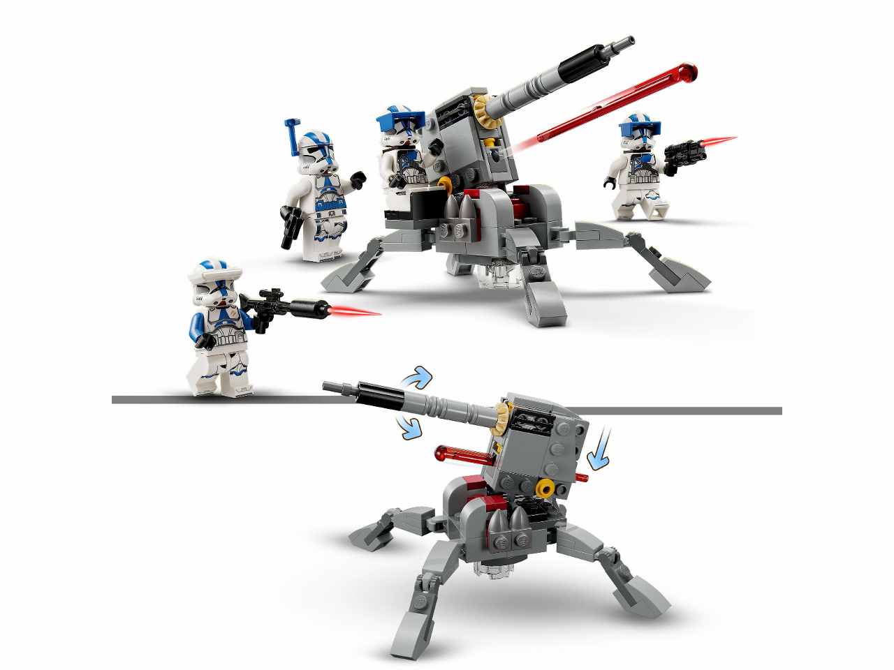 Lego star wars tm 4 clone troopers della 501esima legione