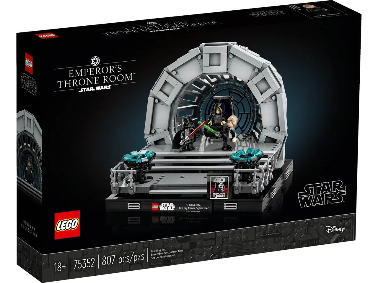 Lego Star Wars Diorama Sala del Trono dellImperatore 75352