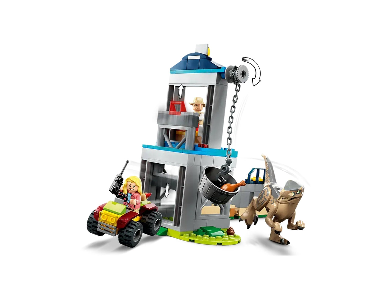 Lego Jurassic Park La Fuga del Velociraptor 76957