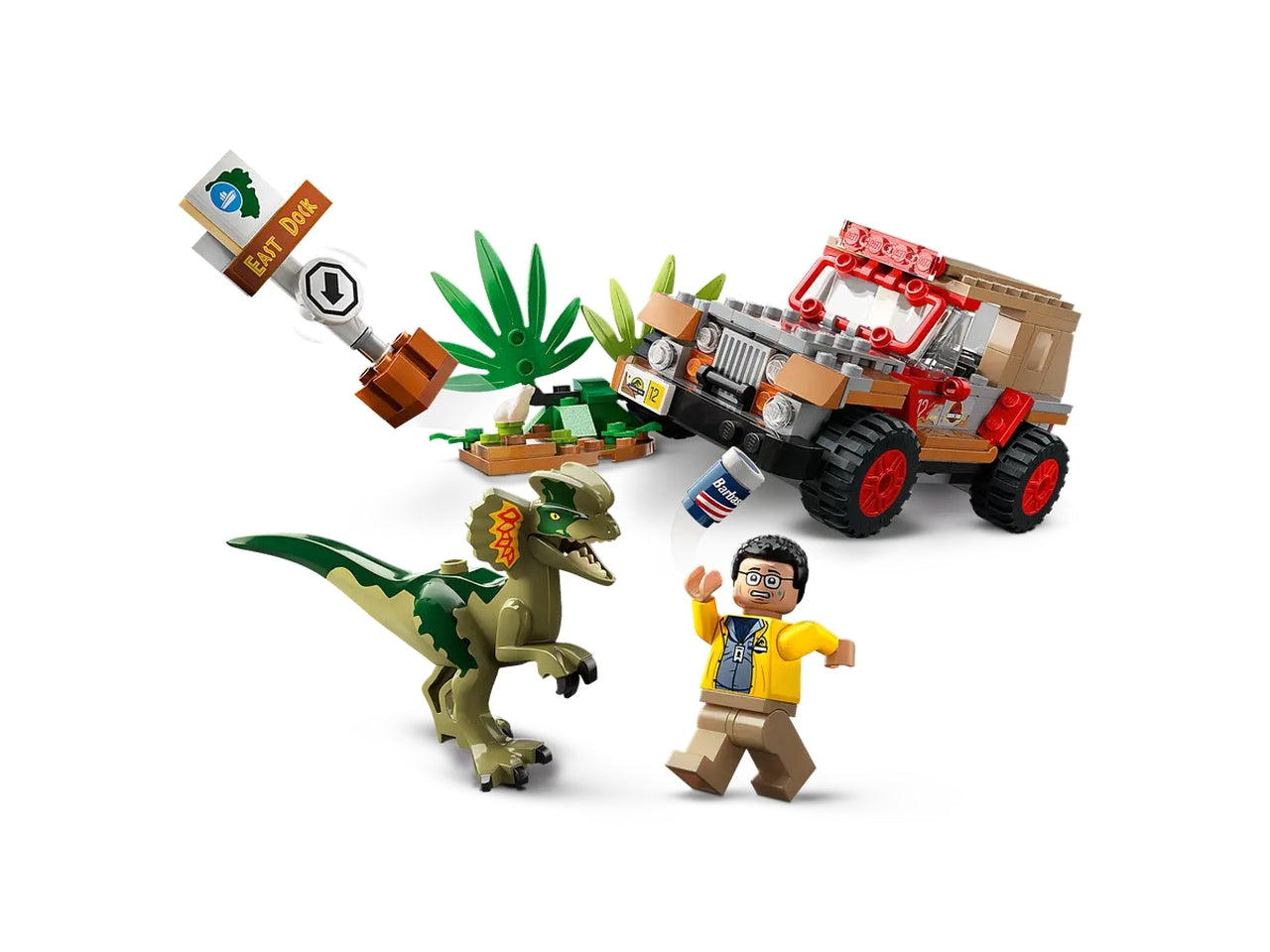Lego Jurassic Park LAgguato del Dilofosauro 76958