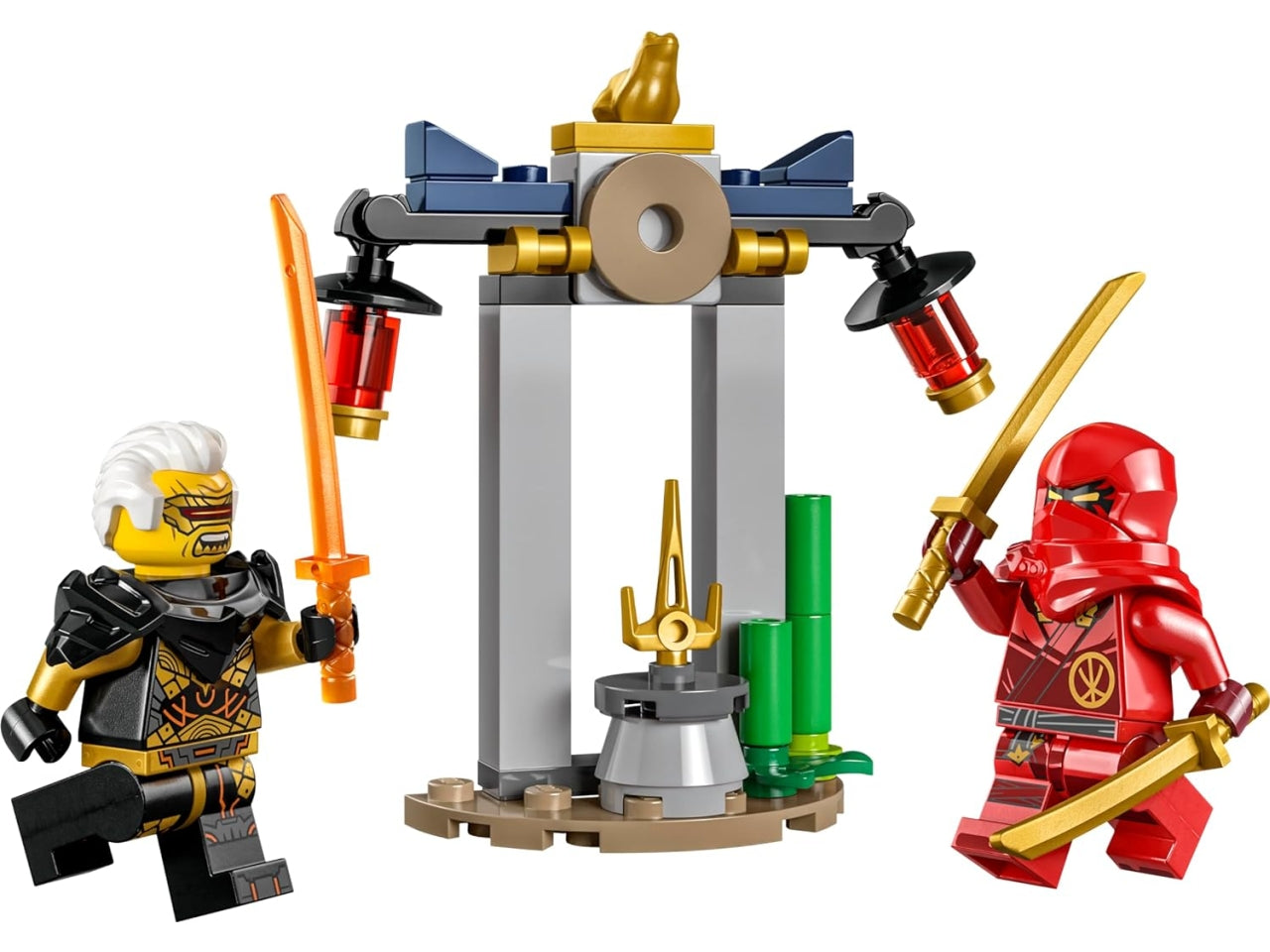 Lego ninjago battaglia nel tempio di kai e rapton