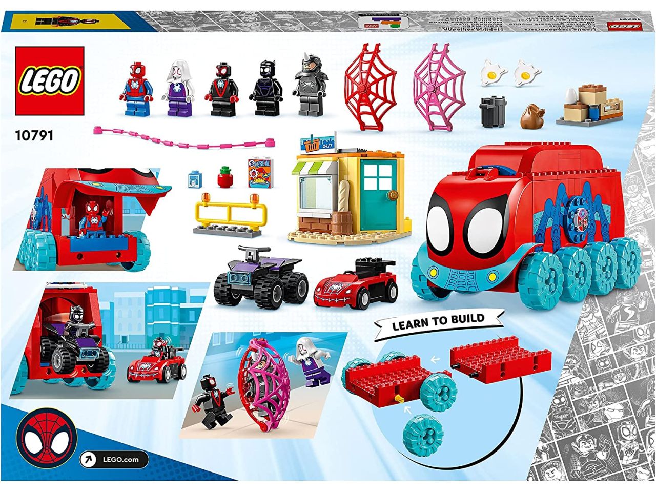 Lego Marvel Quartier Generale Mobile del Team Spidey 10791