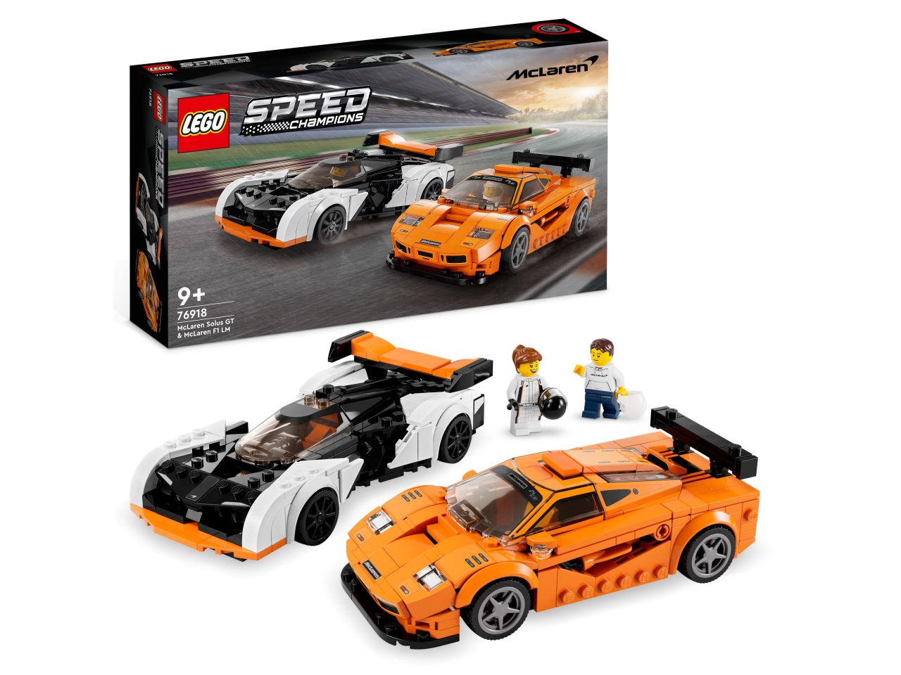 Lego Speed Champions McLaren Solus GT & McLaren F1 LM 76918