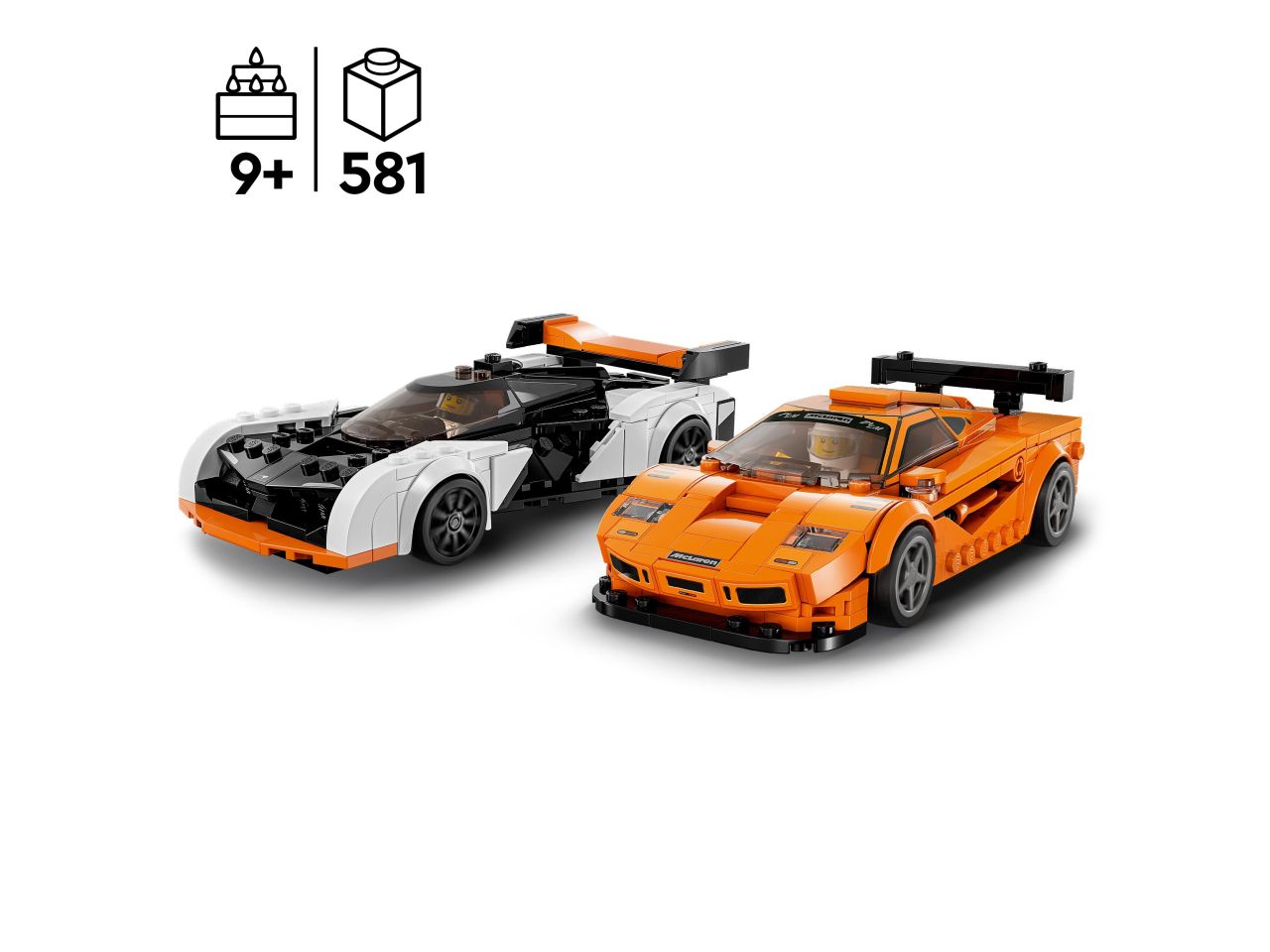 Lego Speed Champions McLaren Solus GT & McLaren F1 LM 76918
