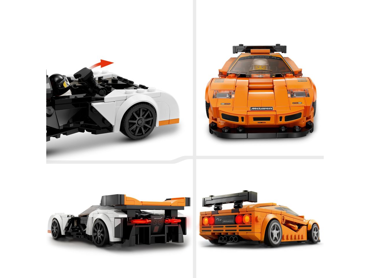 Lego Speed Champions McLaren Solus GT & McLaren F1 LM 76918