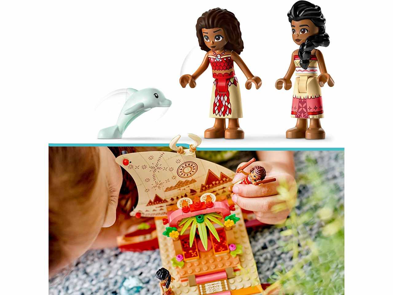 Lego disney princess la barca a vela di vaiana