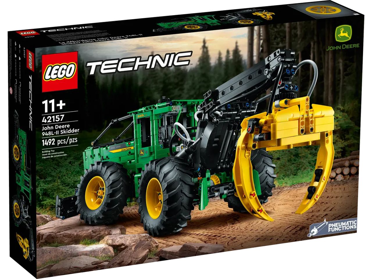 Lego Technic Trattore John Deere 948L-II 42157