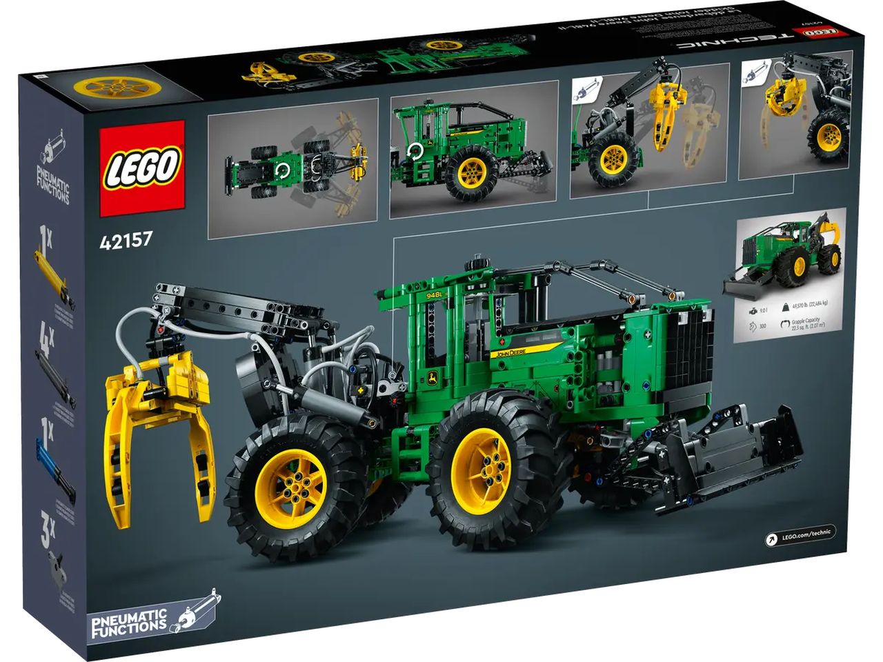 Lego Technic Trattore John Deere 948L-II 42157