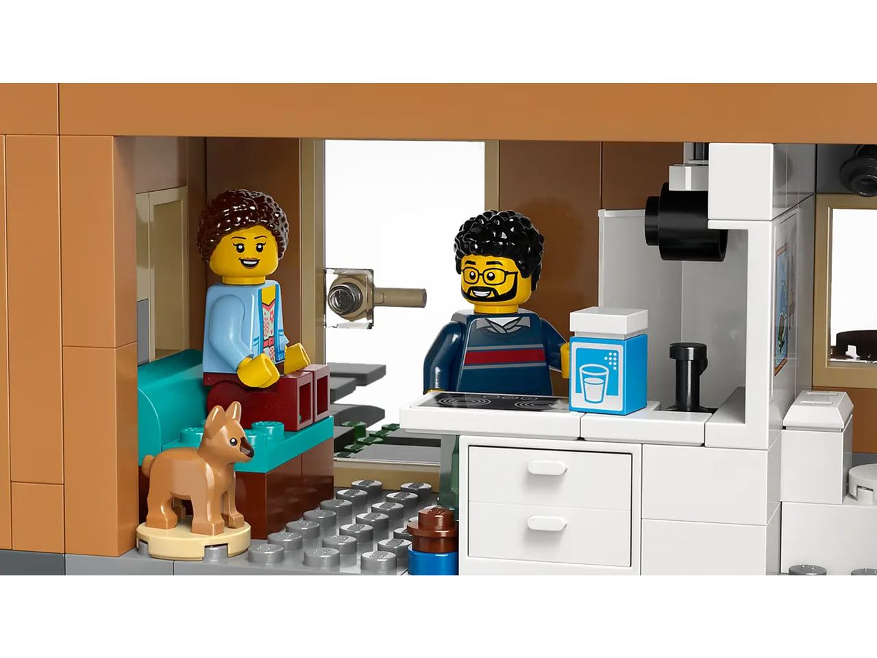 Lego my city villetta familiare e auto elettrica