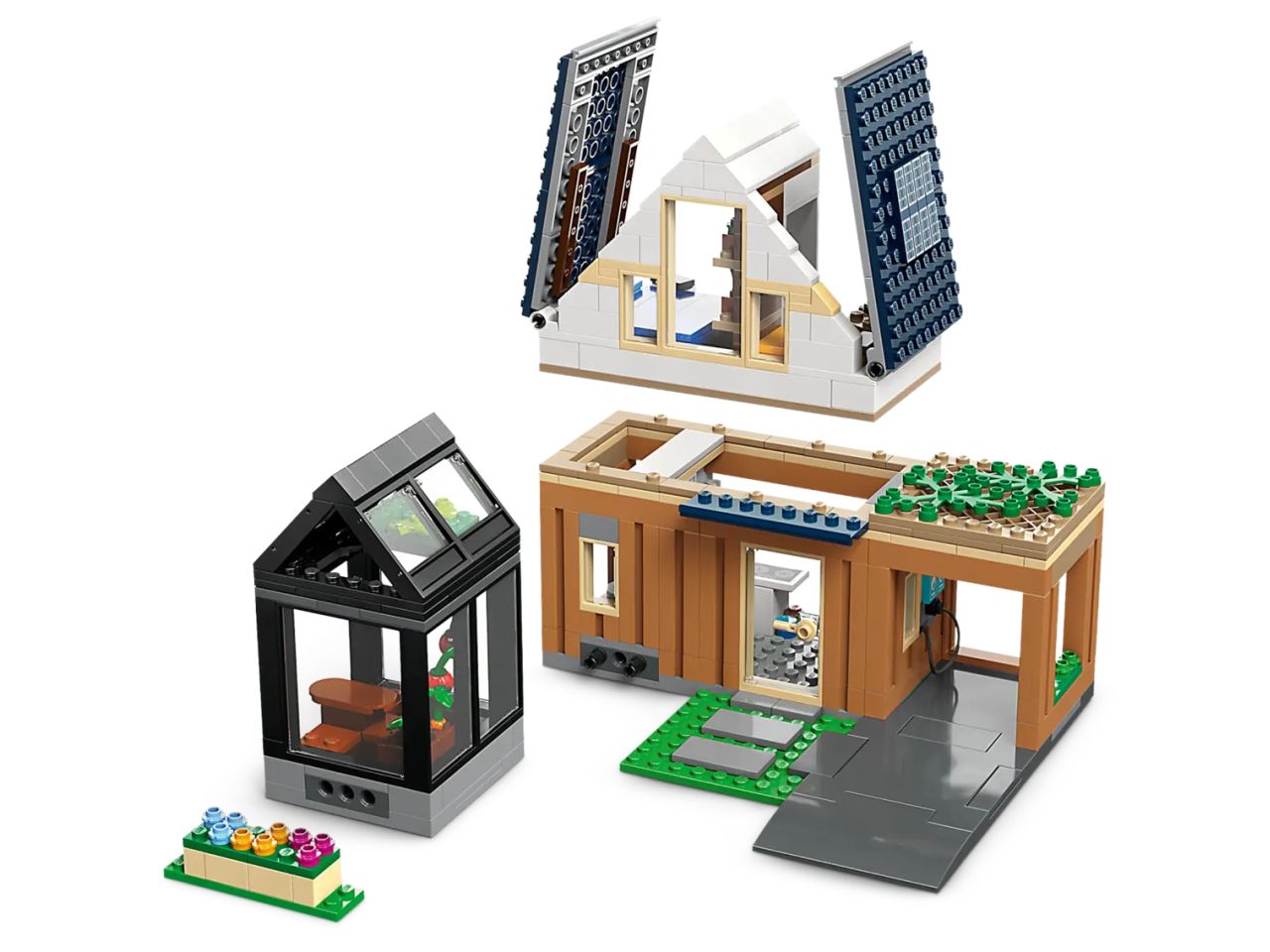 Lego my city villetta familiare e auto elettrica