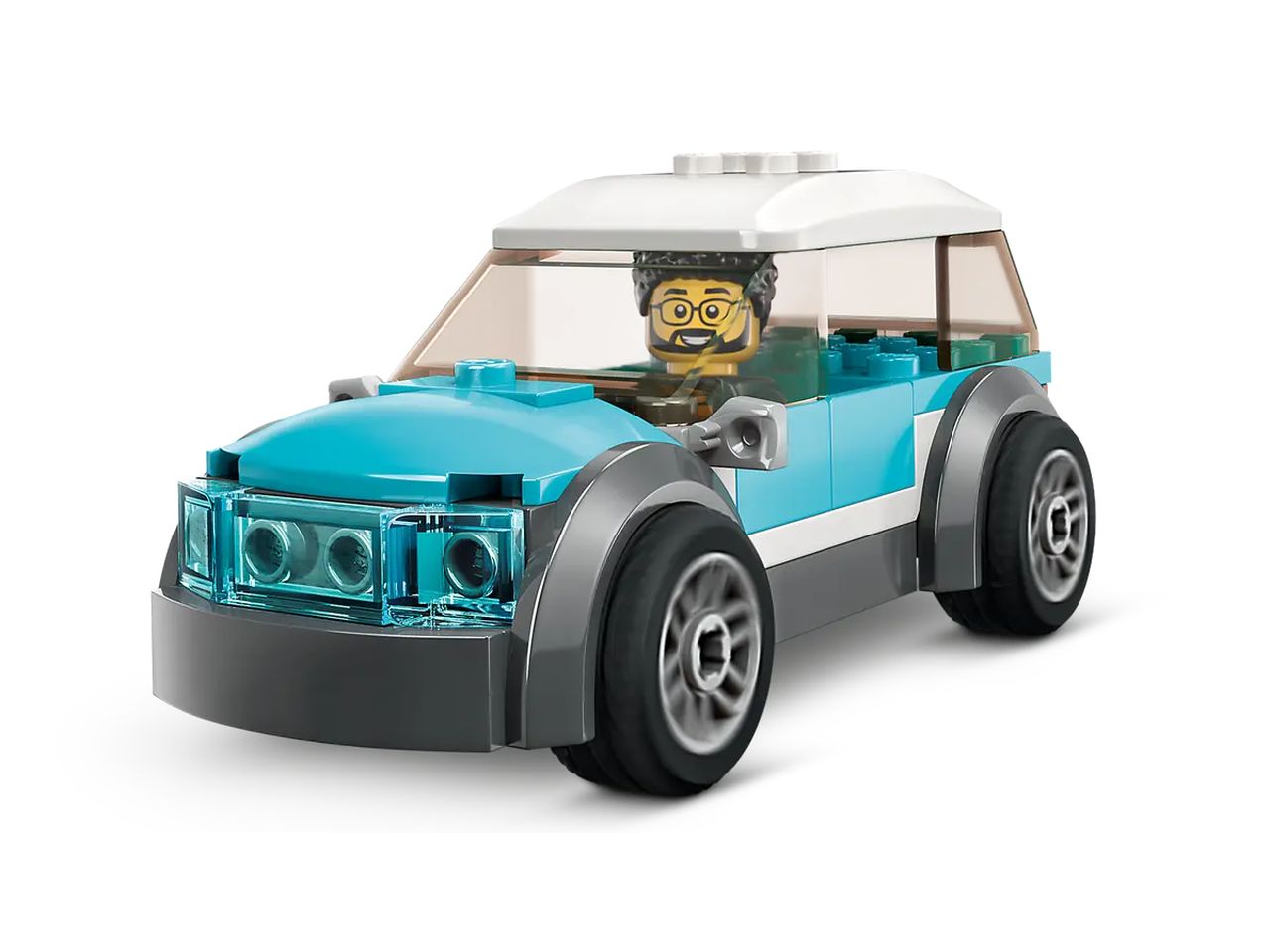 Lego my city villetta familiare e auto elettrica