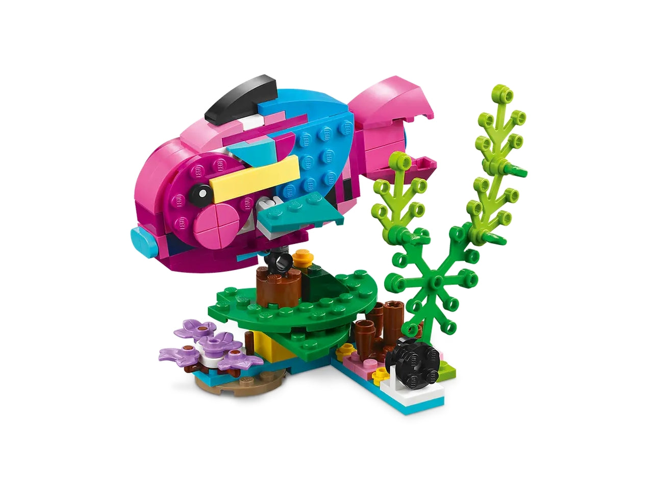 Lego creator pappagallo esotico rosa