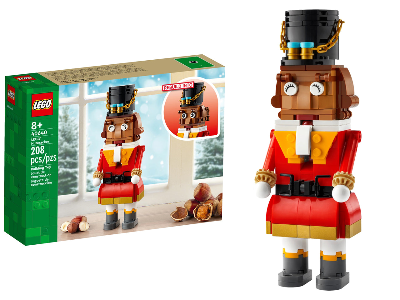 Lego lel seasons schiaccianoci - 208 pezzi per bambini di età 8+ 40640