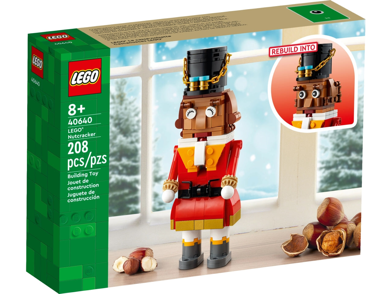 Lego lel seasons schiaccianoci - 208 pezzi per bambini di età 8+ 40640