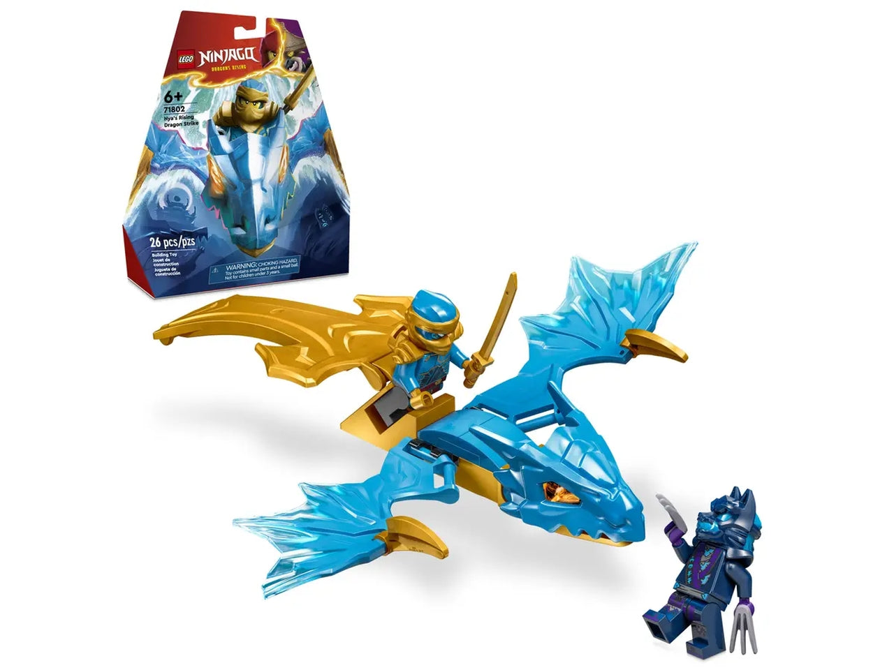 Lego ninjago attacco del rising dragon di nya