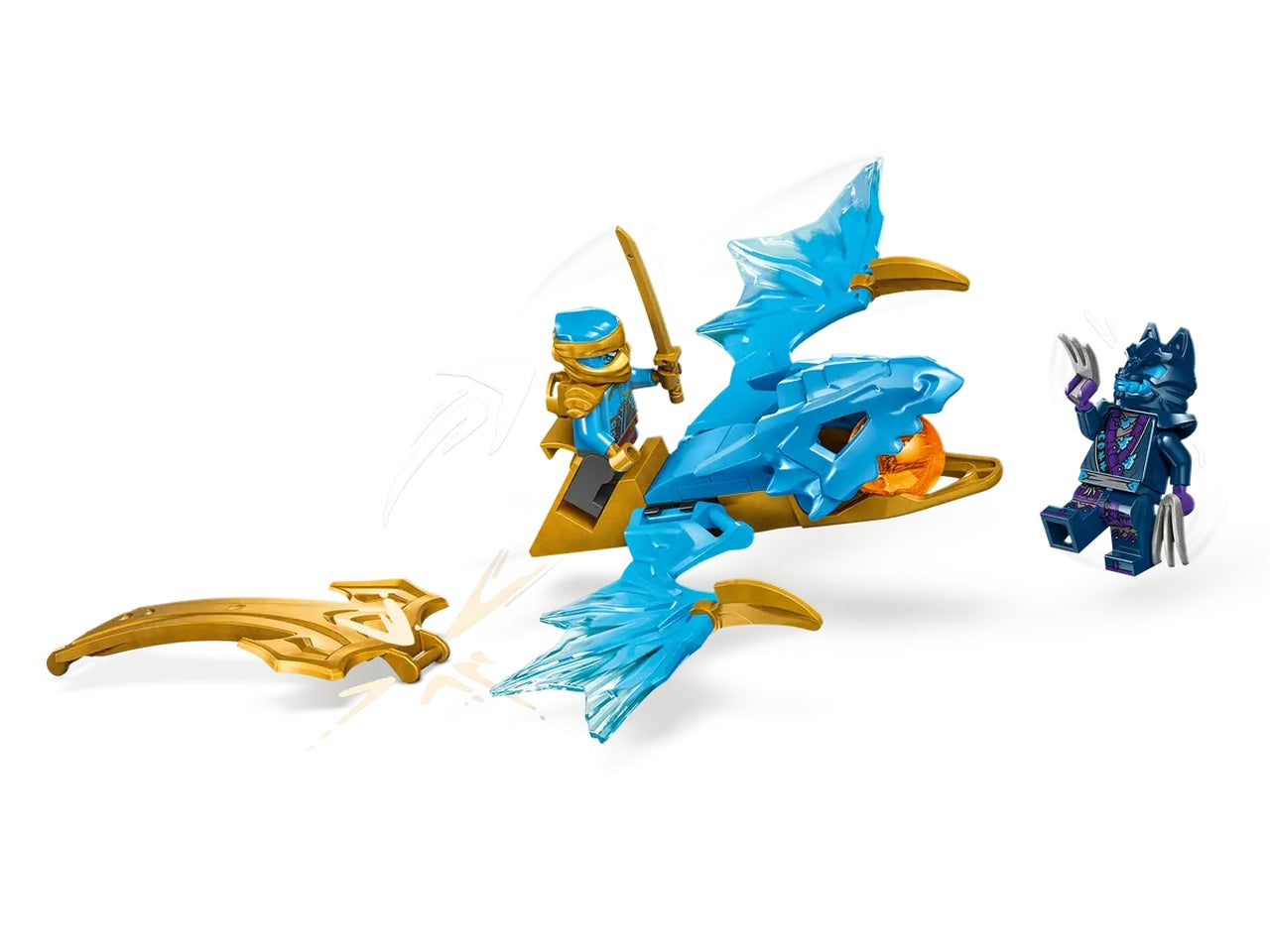 Lego ninjago attacco del rising dragon di nya