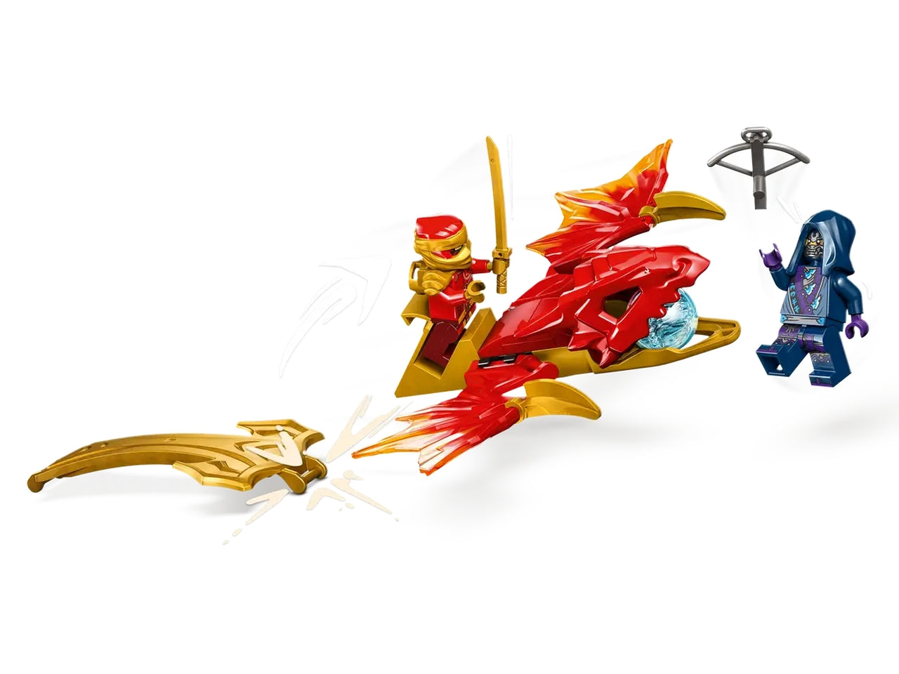 Lego ninjago attacco del rising dragon di kai