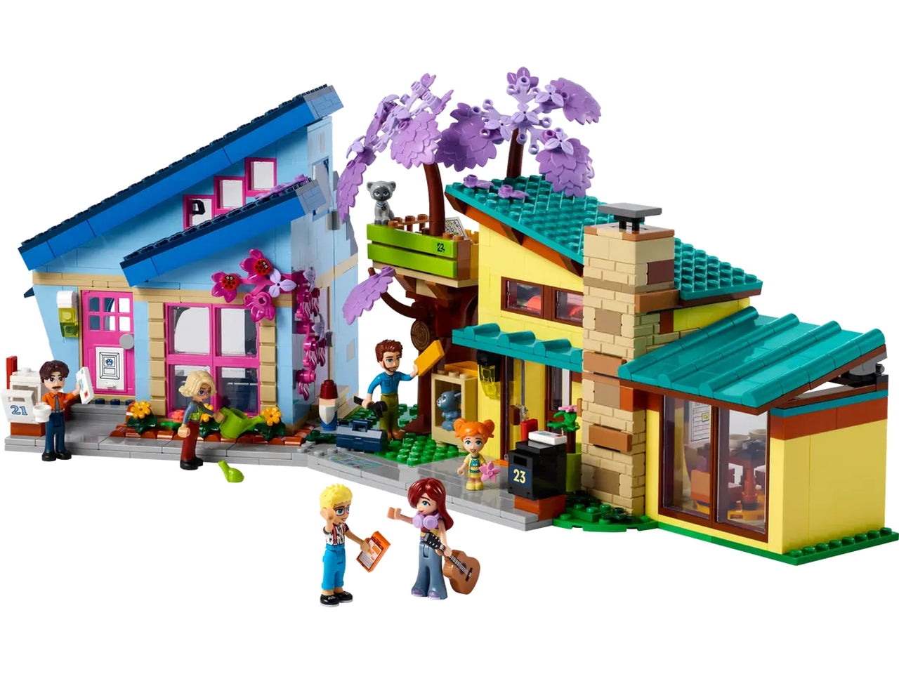 Lego friends le case di olly e paisley
