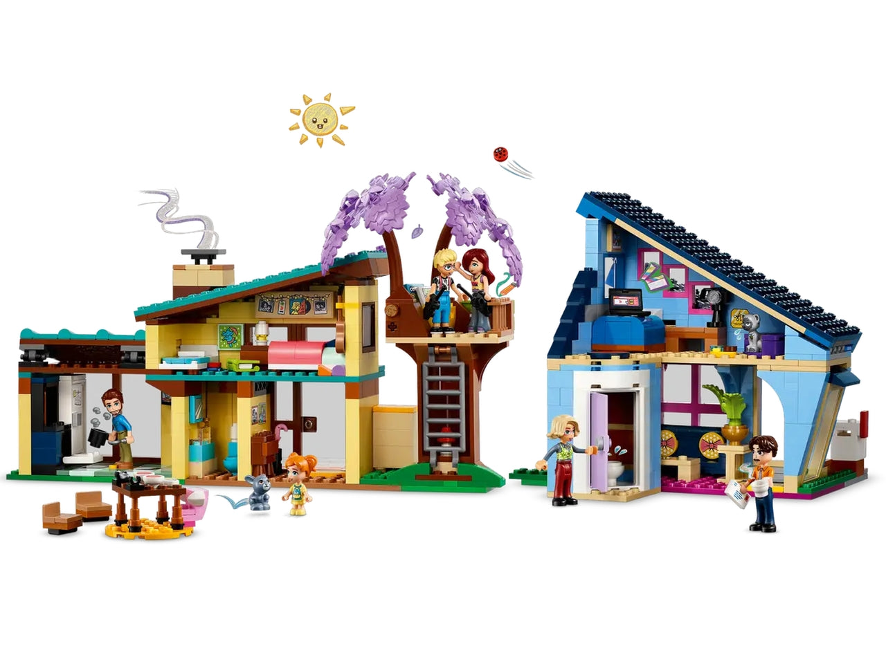 Lego friends le case di olly e paisley