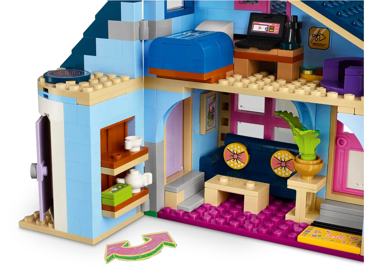 Lego friends le case di olly e paisley