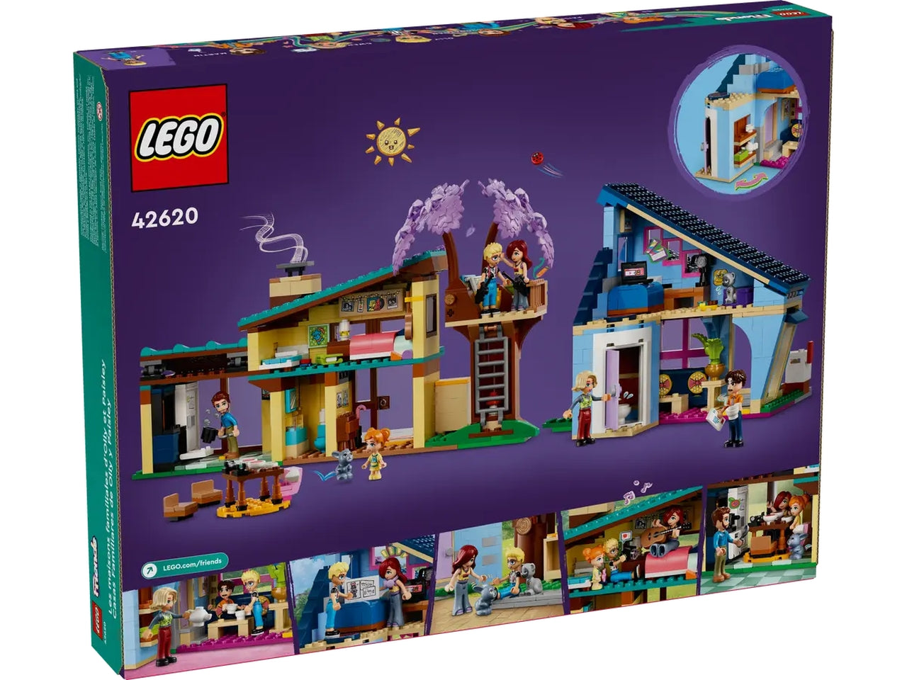 Lego friends le case di olly e paisley