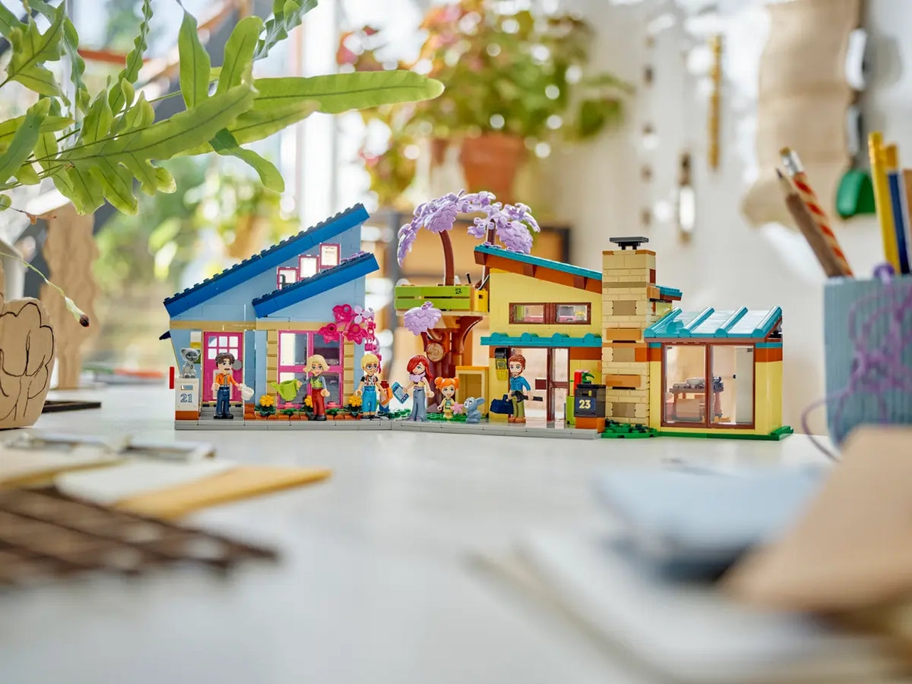 Lego friends le case di olly e paisley