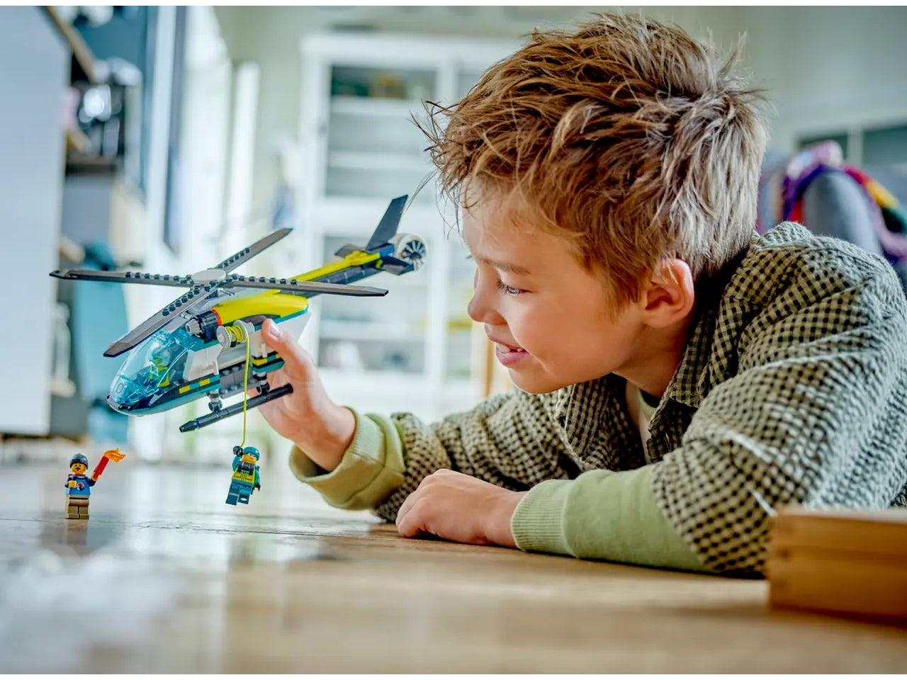 Lego city great vehicles elicottero di soccorso di emergenza