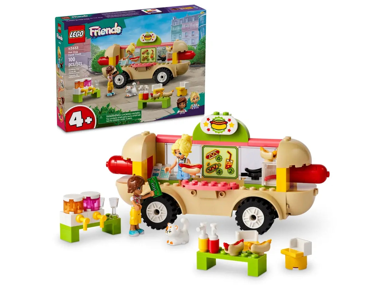 Lego friends food truck hot-dog
