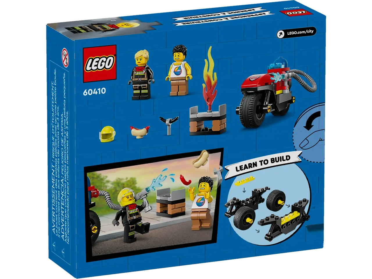 Lego city fire motocicletta dei pompieri