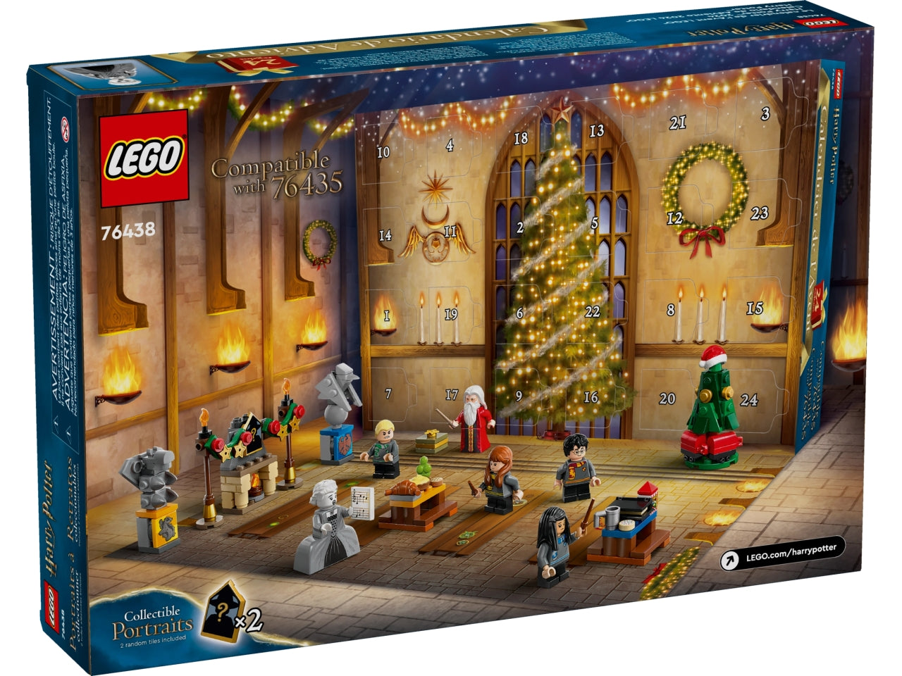 Lego Harry Potter tm calendario dellavvento 2024 - 301 pezzi per bambini di età 7+ 76438