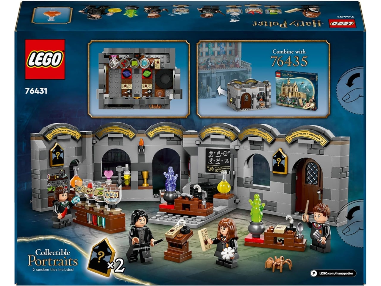 Lego Harry Potter Castello di Hogwarts lezione di pozioni, set di costruzioni in scatola da 397 pezzi, per bambini 8+ anni 76431