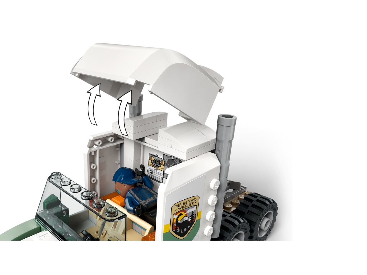 LEGO Jurassic World - Set con allosauro giocattolo: delizia i fan dei dinosauri di 8+ anni con questo dettagliato set Missione dinosauro 76966
