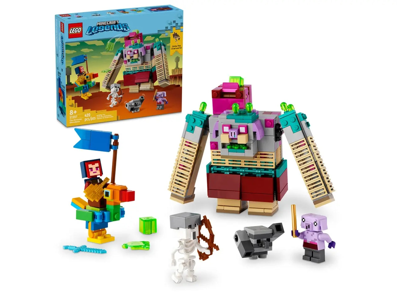 Lego minecraft resa dei conti con il divoratore