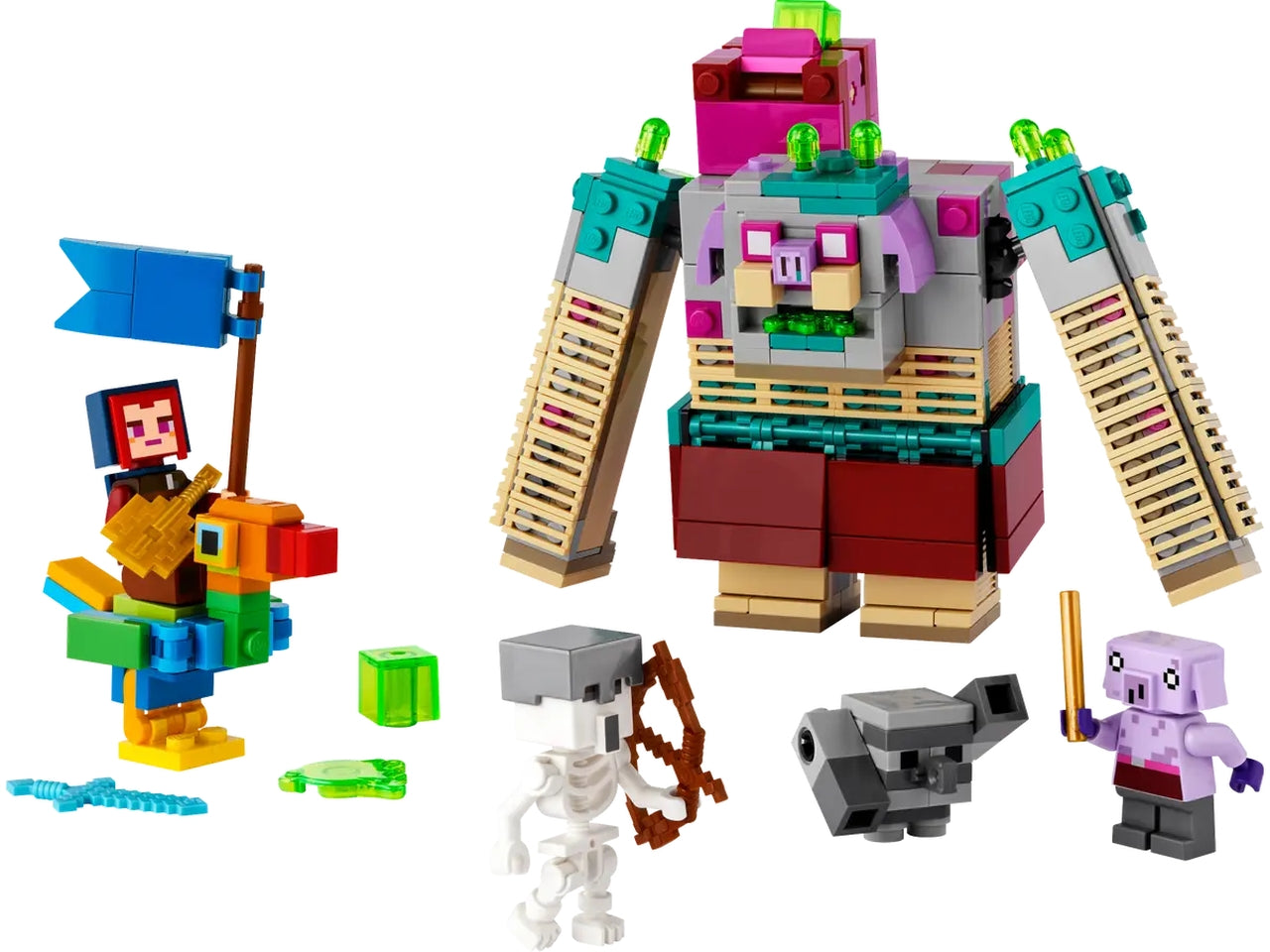 Lego minecraft resa dei conti con il divoratore
