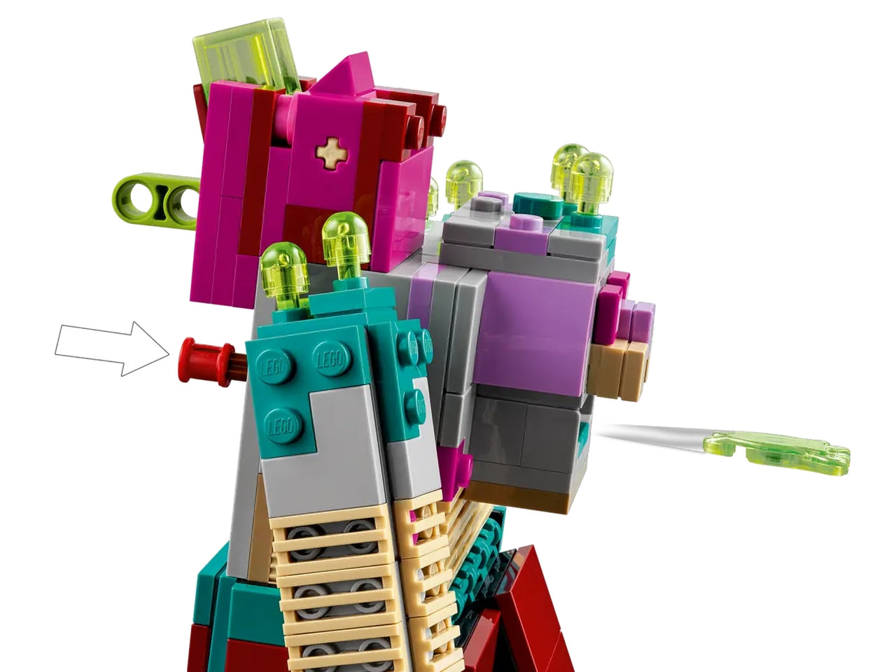 Lego minecraft resa dei conti con il divoratore
