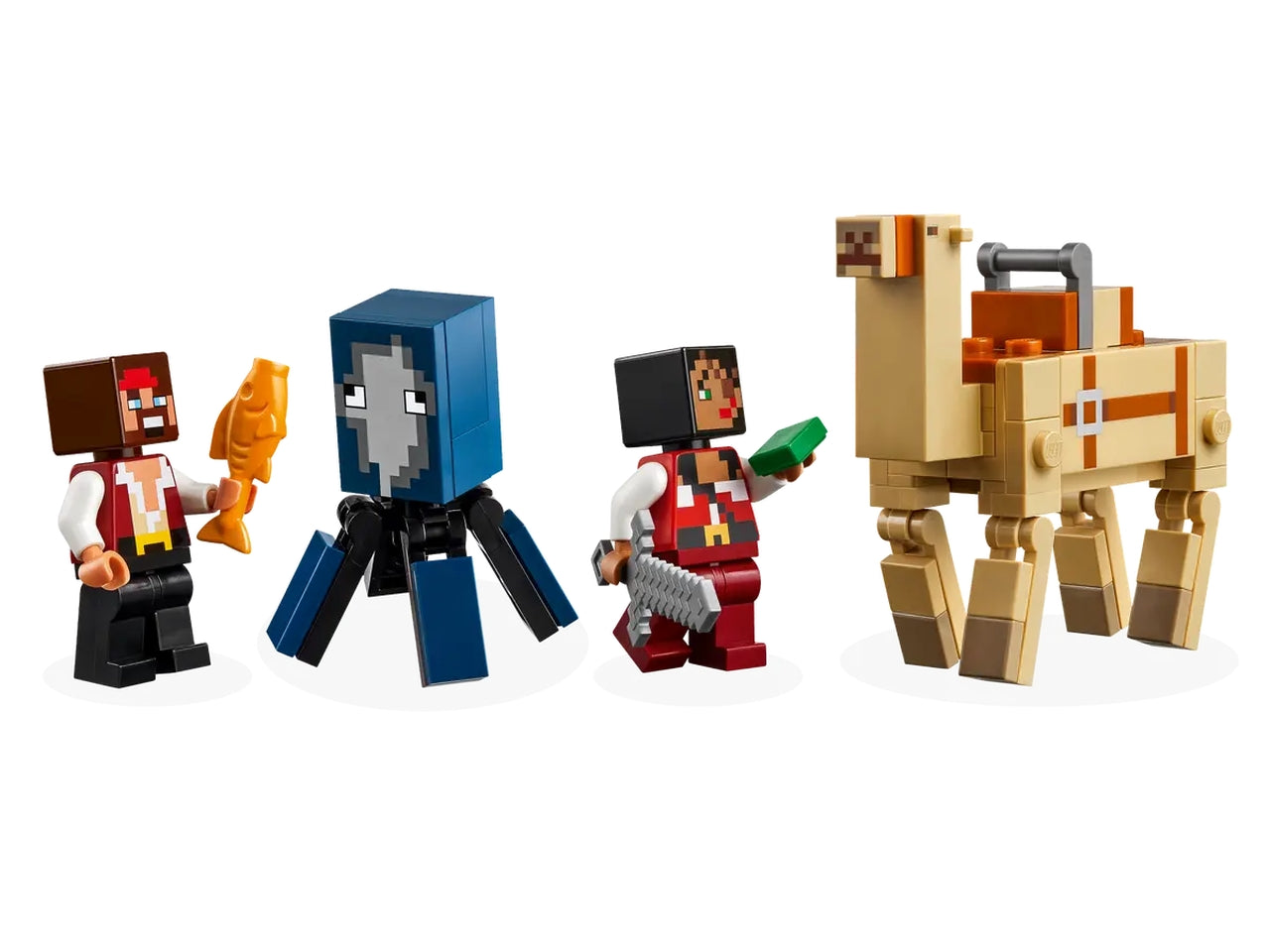 Lego Minecraft il viaggio del galeone dei pirati, set costruzioni da 166 pezzi per bambini di 8+ anni 21259
