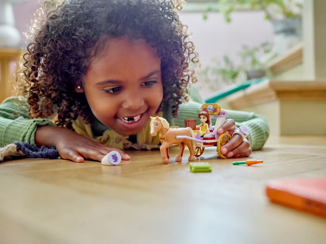 Lego disney princess la carrozza dei cavalli di belle
