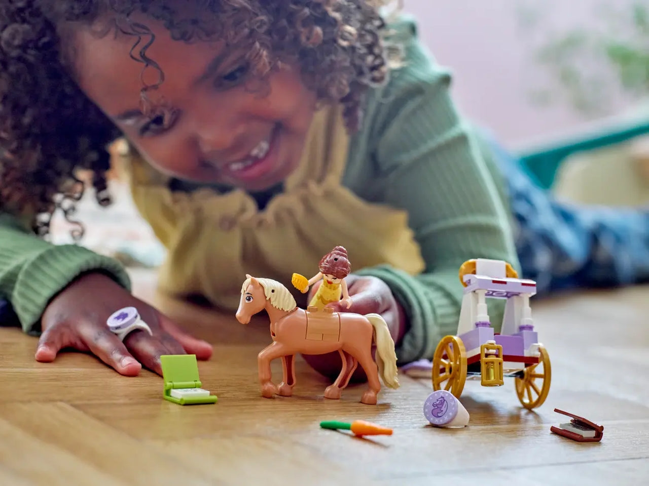 Lego disney princess la carrozza dei cavalli di belle