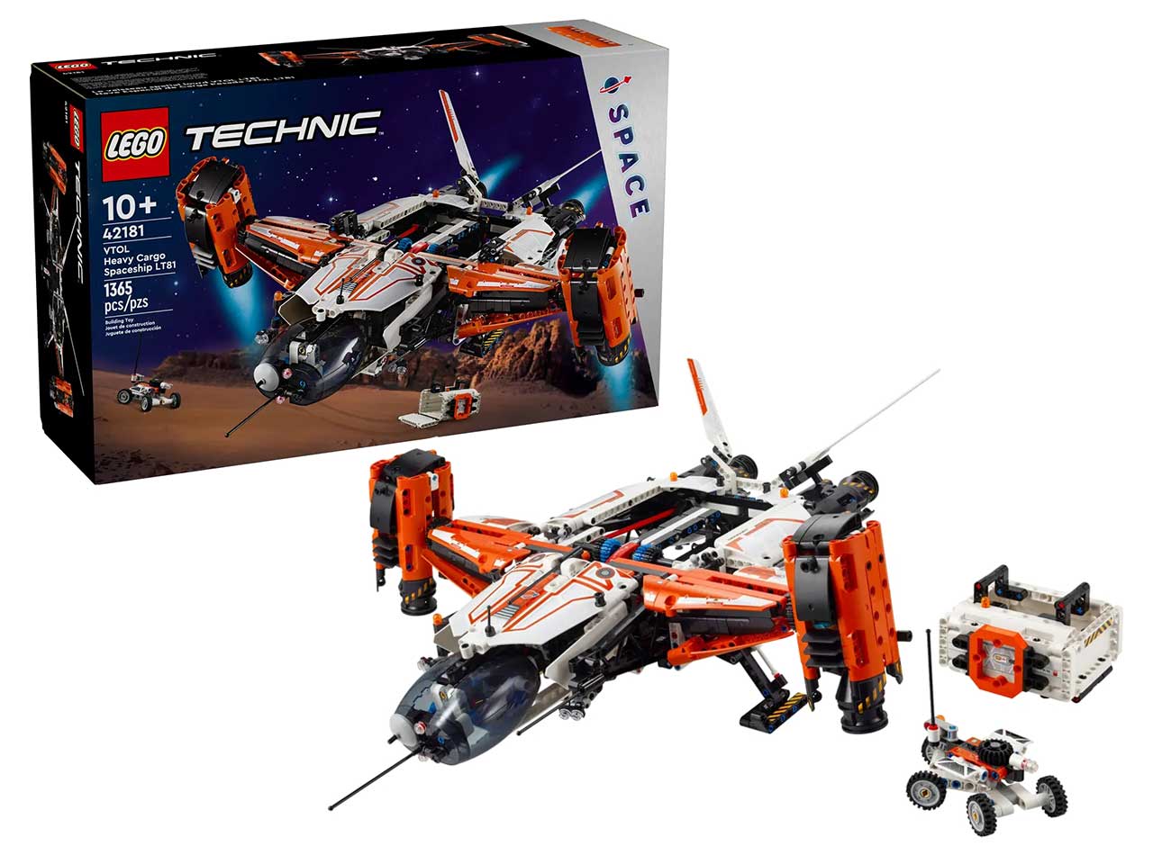 Lego technic astronave heavy cargo vtol lt81