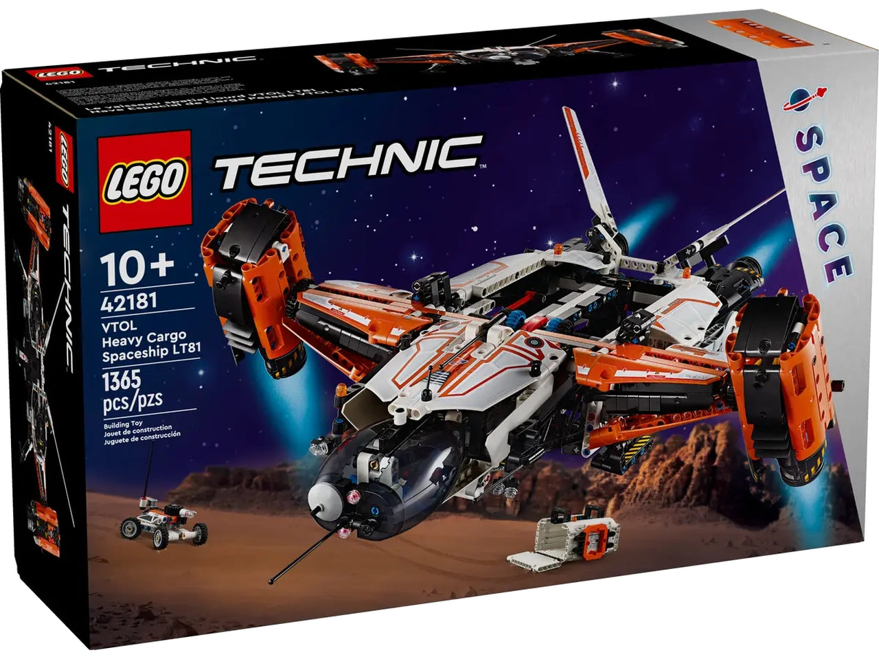 Lego technic astronave heavy cargo vtol lt81