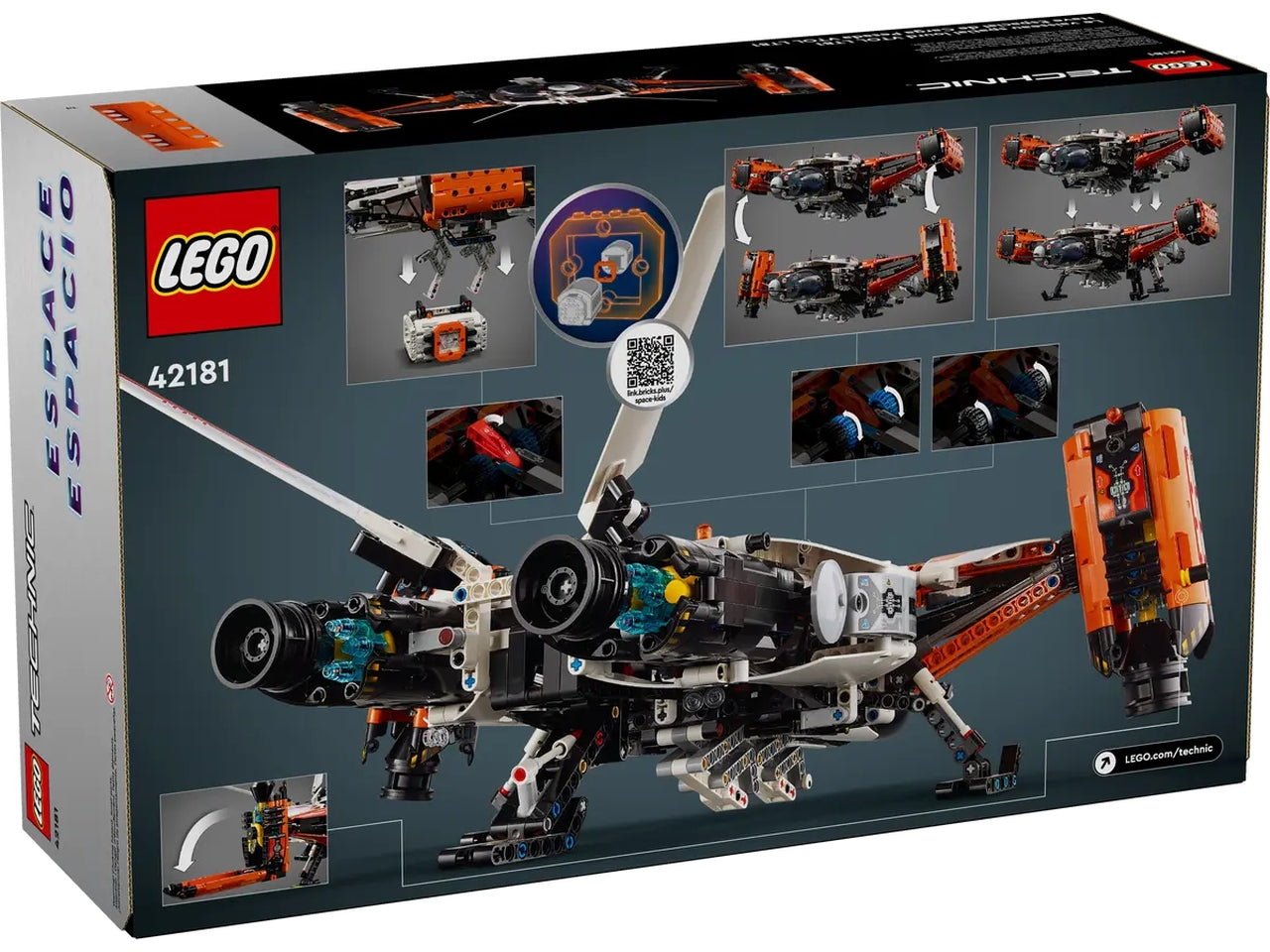 Lego technic astronave heavy cargo vtol lt81