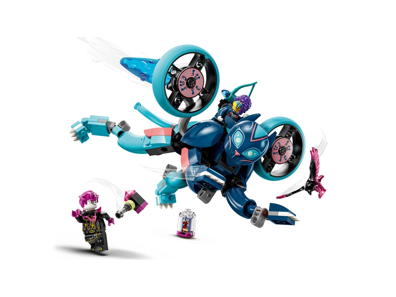 LEGO DREAMZzz - Entra a tutta velocità nel Mondo dei Sogni: scatena limmaginazione dei bambini con La moto-gatto di Zoey per i bambini e le bambine dai 7 anni in su 71479