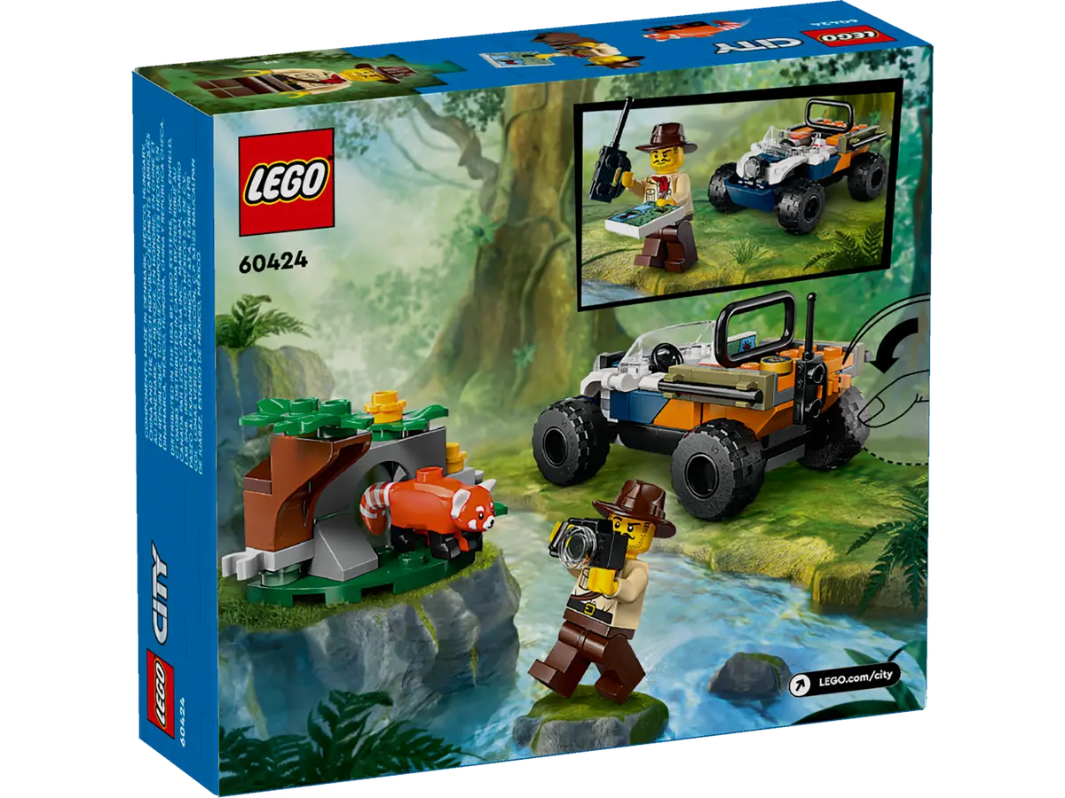 Lego City Exploration Atv dellesploratore della giungla, set di costruzioni in scatola da 92 pezzi, per bambino 6+ anni 60424