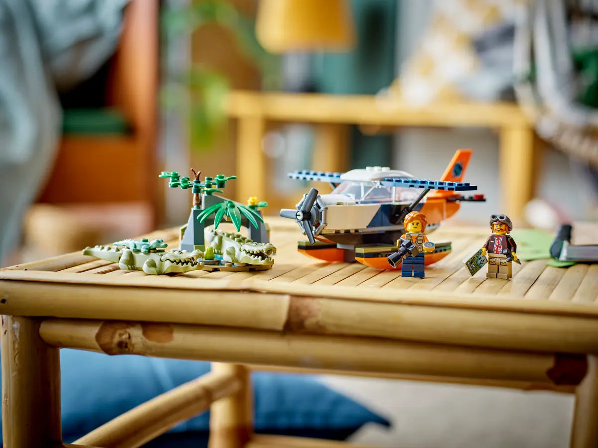 Lego City Exploration Idrovolante dellesploratore della giungla, set di costruzioni in sctola da 177 pezzi, per bambino 6+ anni 60425
