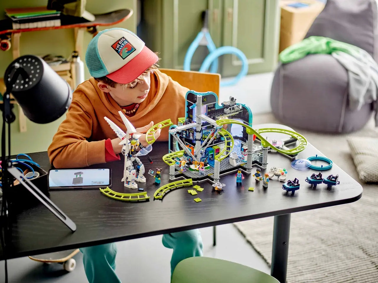 Lego My City Montagne Russe di Robot World, set di cosctruzioni in scatola da 986 pezzi, per ragazzo 8+ anni 60421