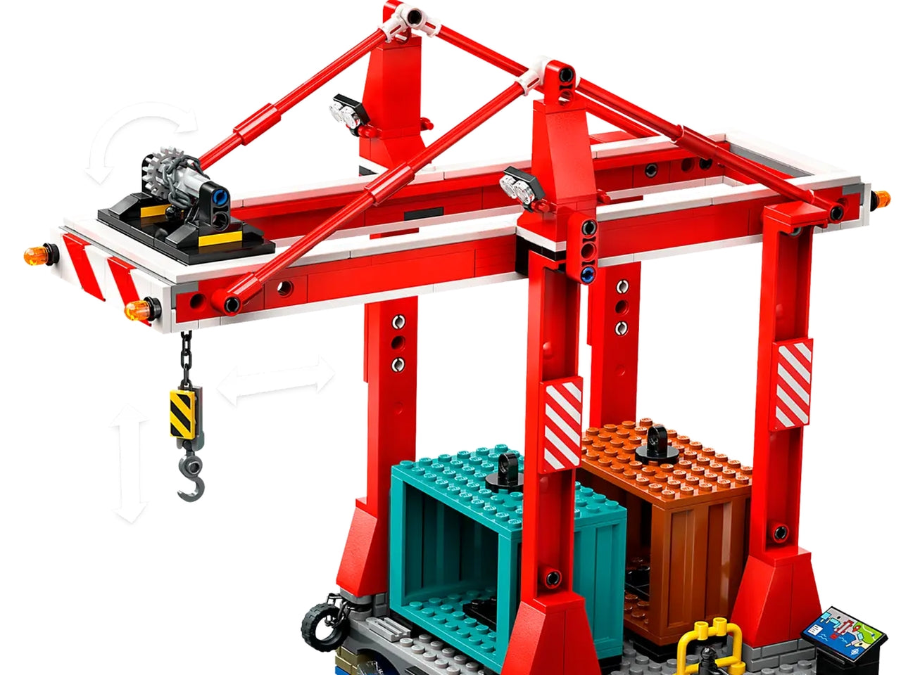 Lego My City Porto e Nave merci, set di costruzioni in scatola da 1226 pezzi, per ragazzo 8+ anni 60422