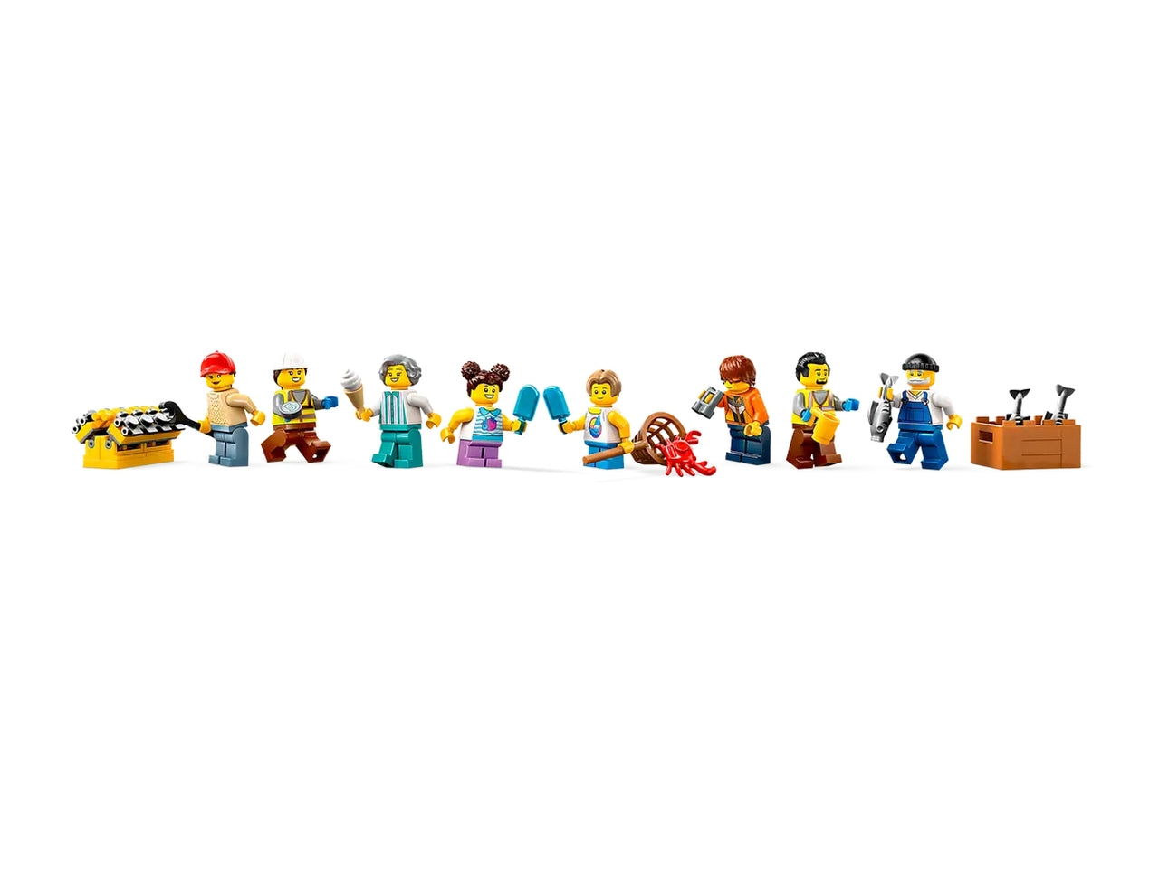 Lego My City Porto e Nave merci, set di costruzioni in scatola da 1226 pezzi, per ragazzo 8+ anni 60422