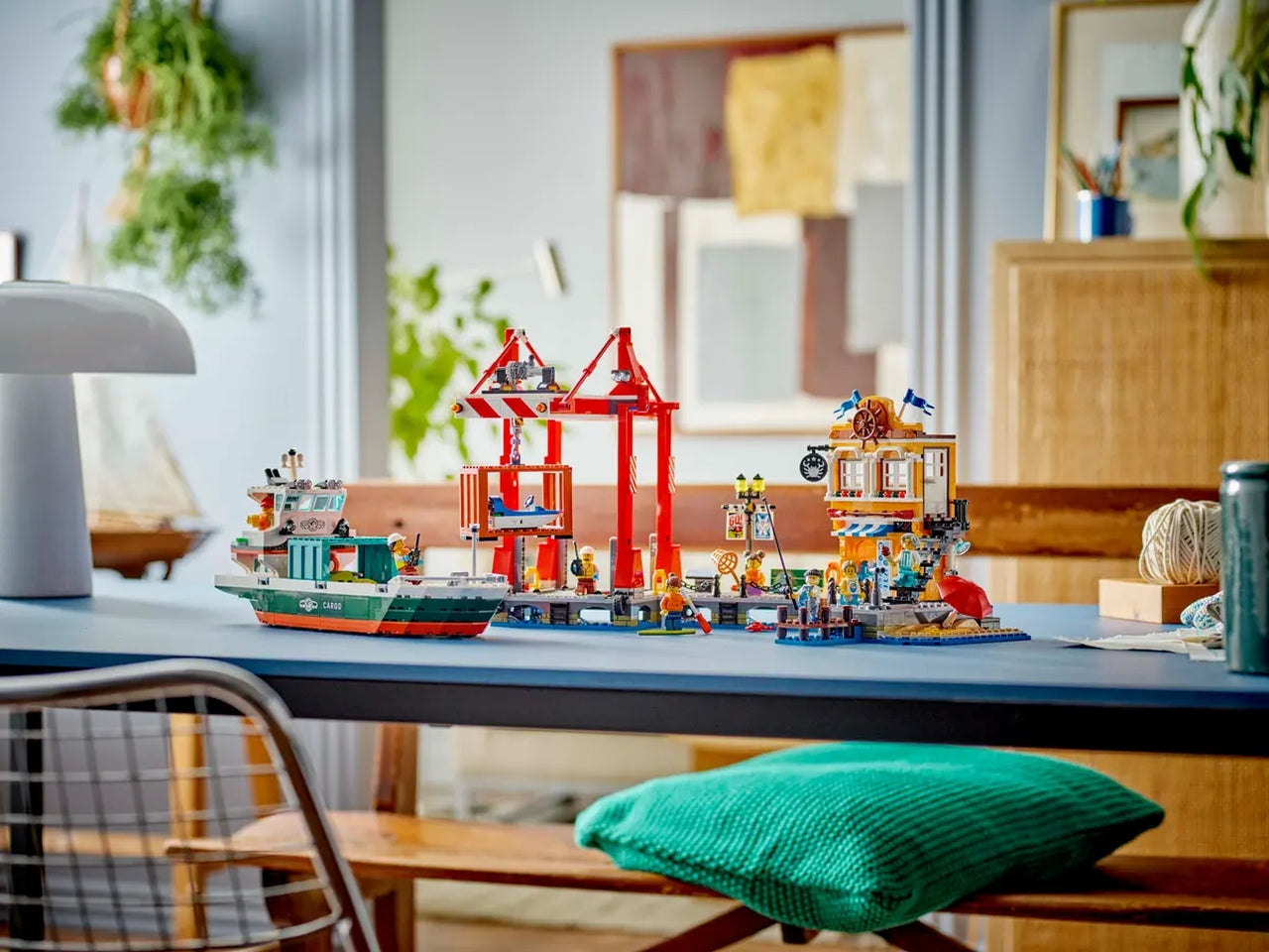 Lego My City Porto e Nave merci, set di costruzioni in scatola da 1226 pezzi, per ragazzo 8+ anni 60422