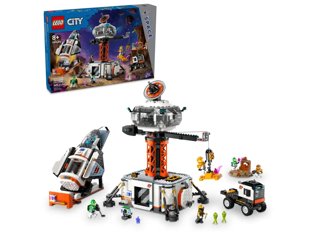 Lego city space base spaziale e piattaforma di lancio
